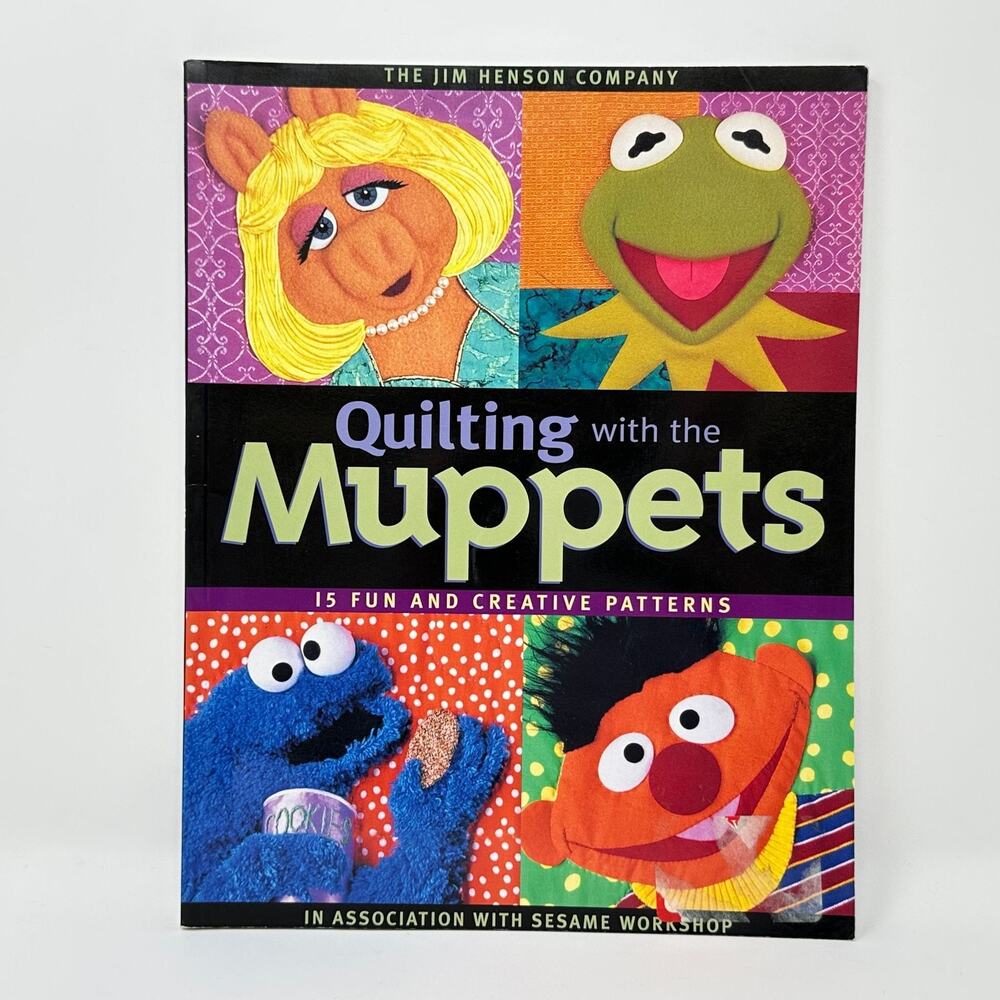Quilting with the Muppets Jim Henson Company Paperback 2000 15 Applique Patterns